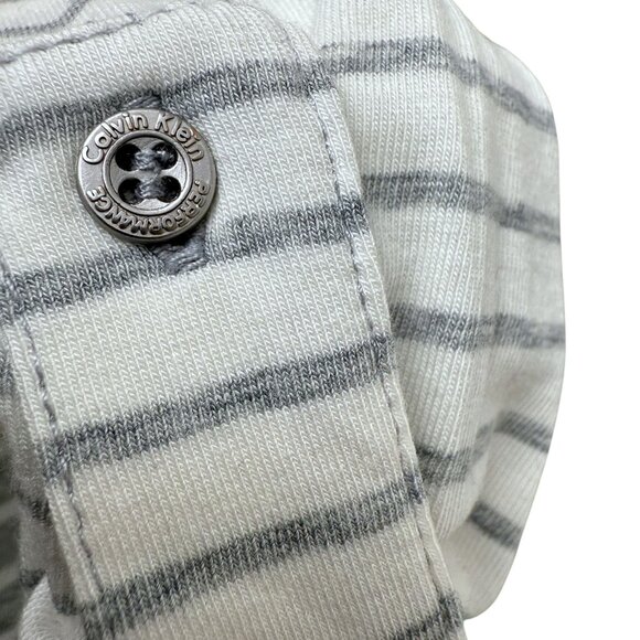 Calvin Klein Performance Womens Top Gray Stripe Tee Plus Size 3X Tunic Tee NWT - Picture 8 of 10